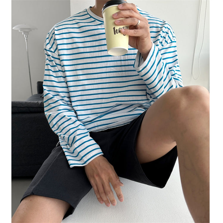 Striped Sunscreen Tee