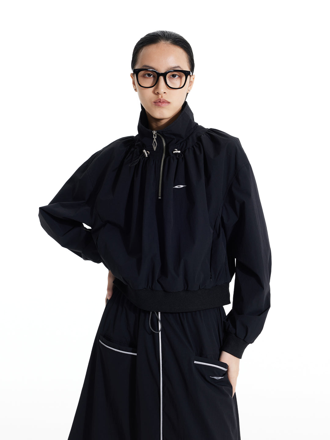 Sporty Stand-Up Pullover