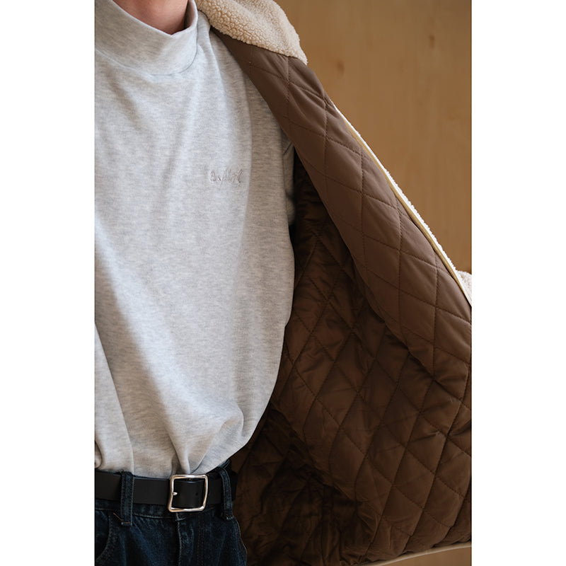 Lamb Wool Quilted Jacket