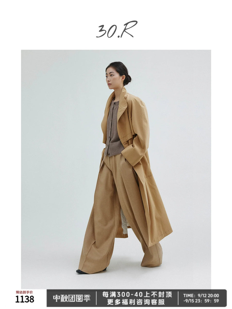 Cotton Raglan Trench