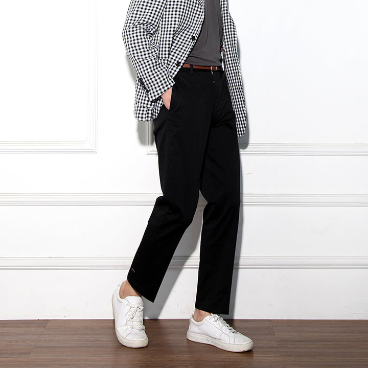 Spring Business Cotton Trousers