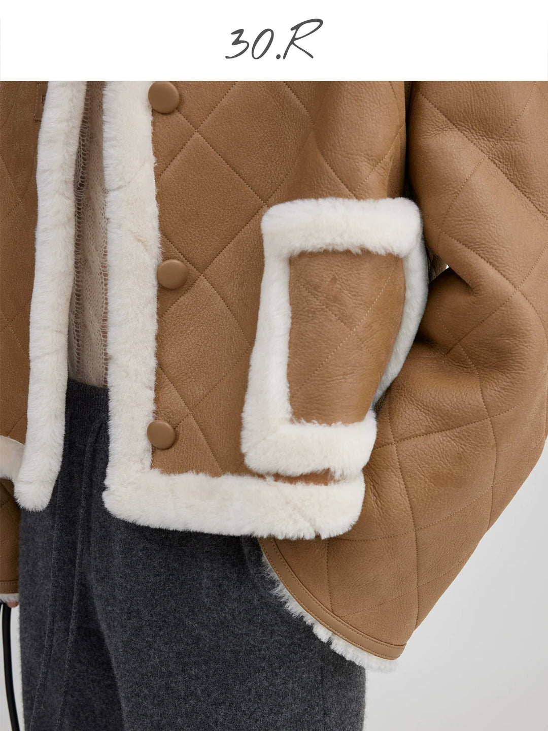 Natural Sheepskin Jacket