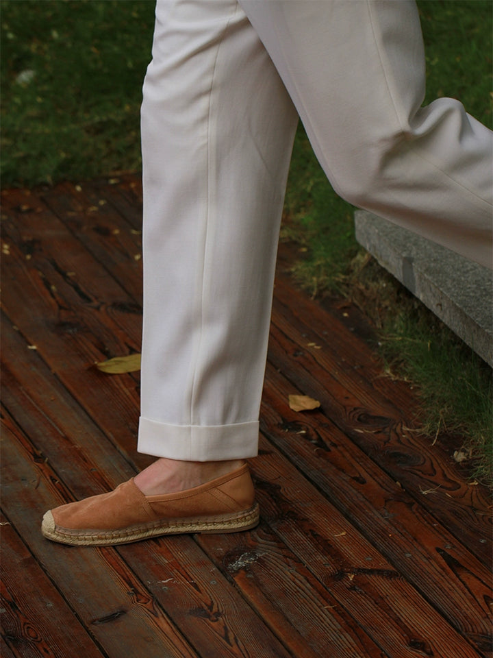 Yizhi Suede Fisherman Loafers