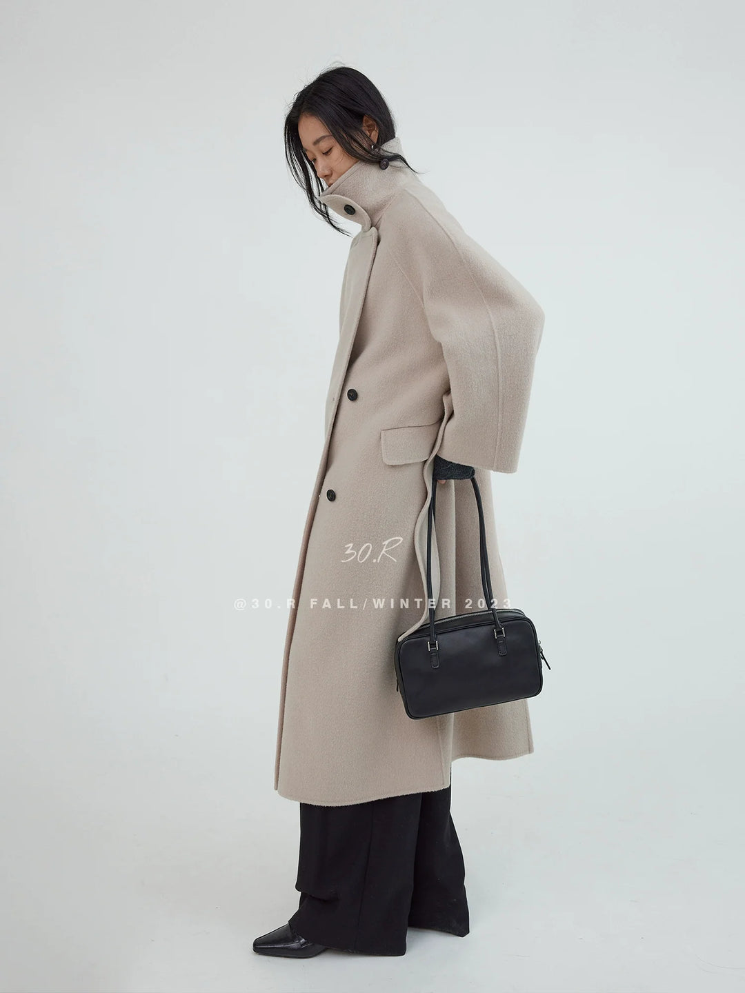 Twill Wool Overcoat