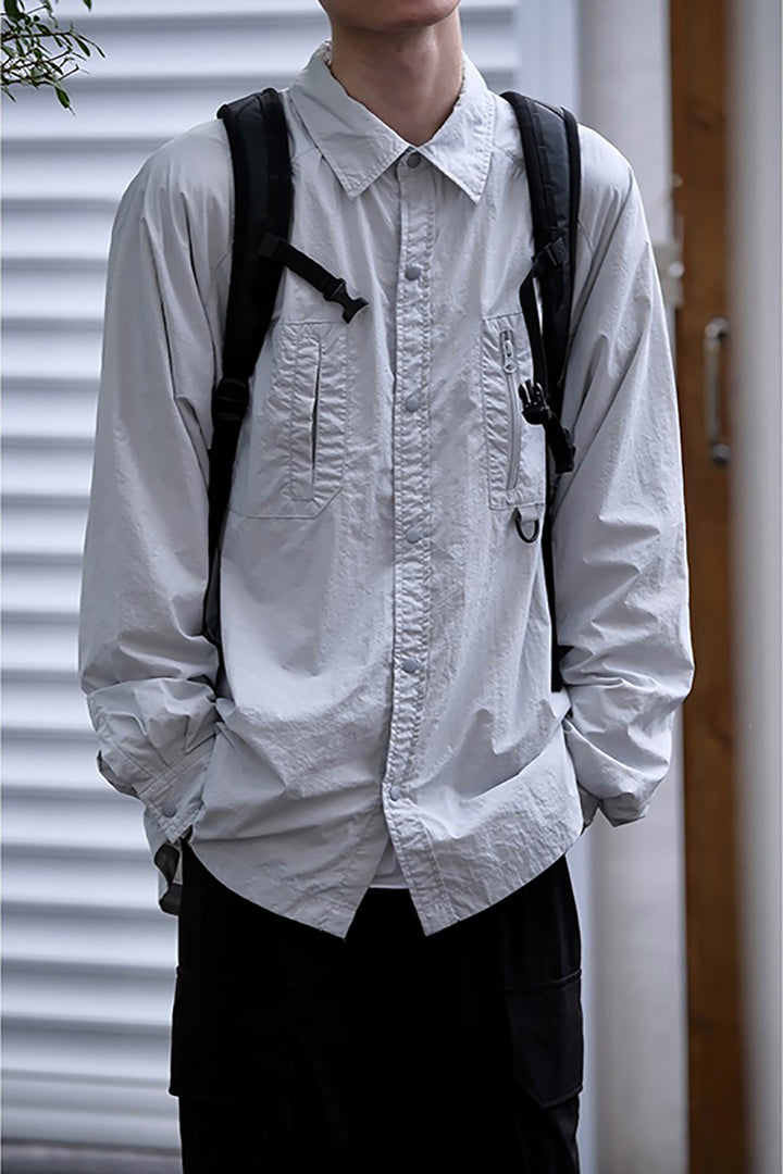 Multi-Pocket Quick-Dry Shirt