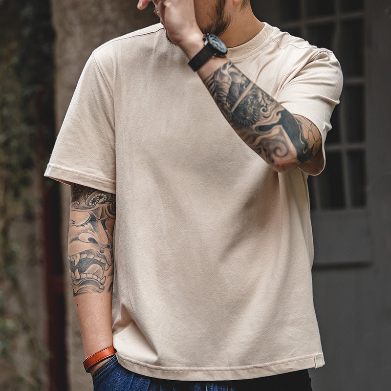 Cotton Short-Sleeved T-Shirt