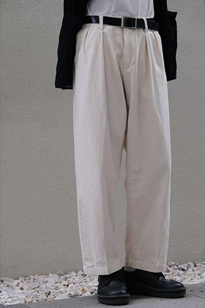 Washed Cotton Pants