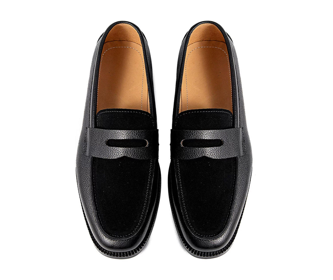 Yizhi Patchwork Loafers