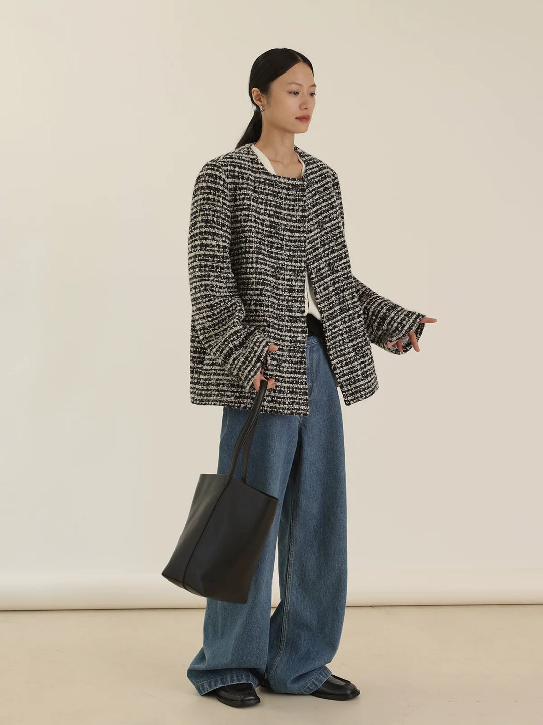 Modern Braided Wool Jacket