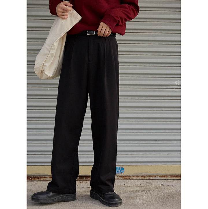 Double-Pleated Trousers