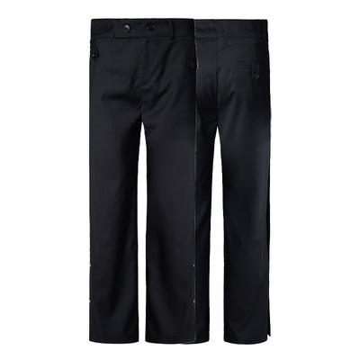 Buttoned Straight Trousers