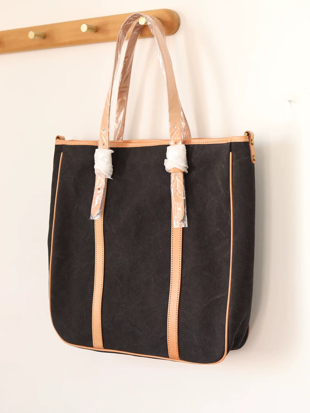 Canvas Leather Tote