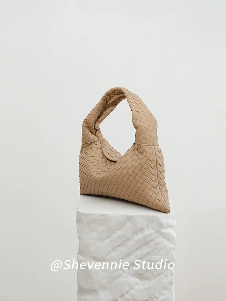 Woven Leather Tote