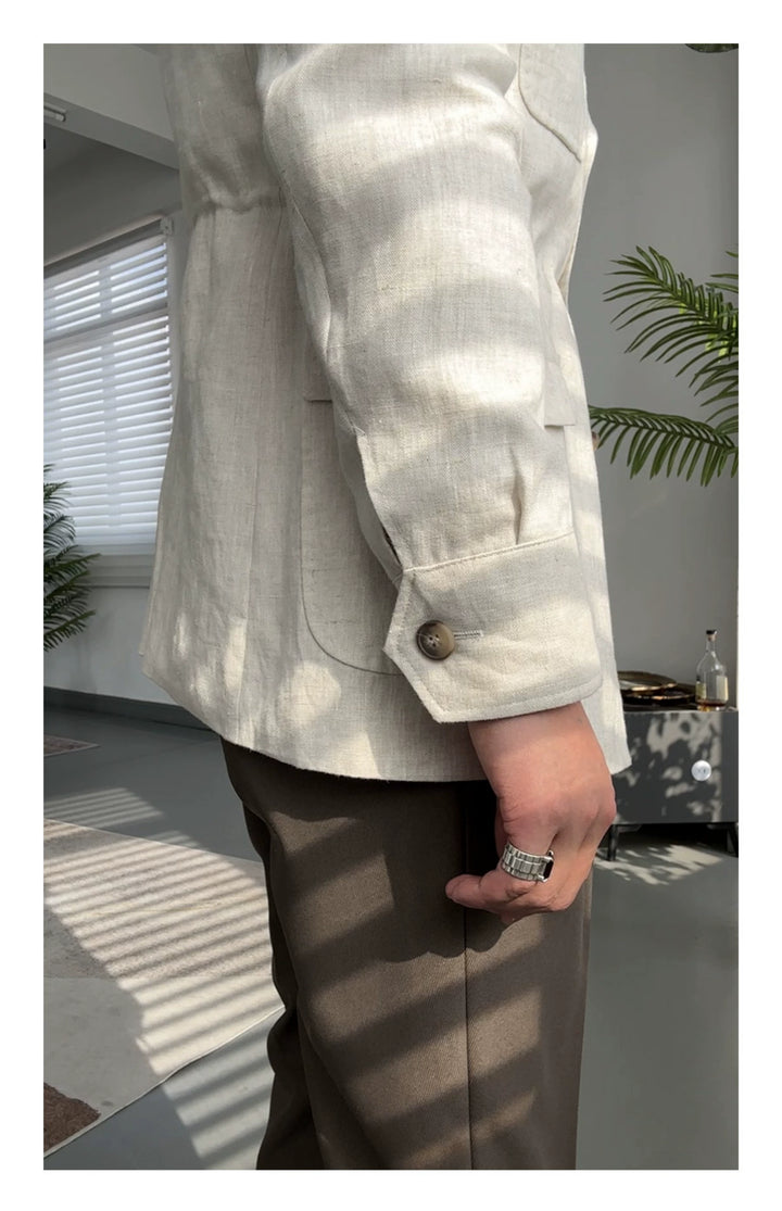 Linen Safari Jacket