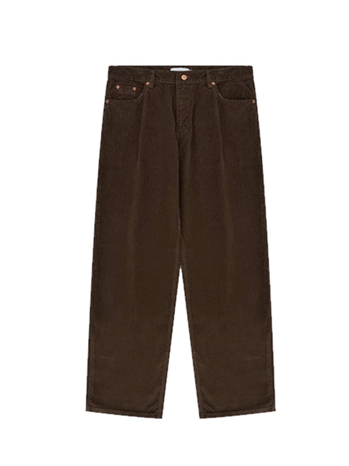 Wide-Leg Corduroy Pants