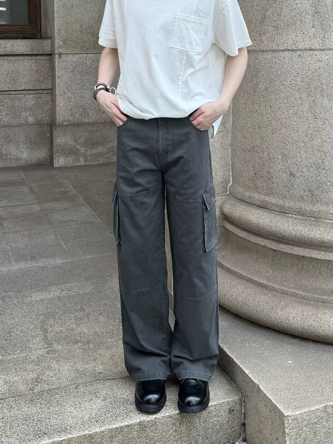 Panelled Cargo Trousers