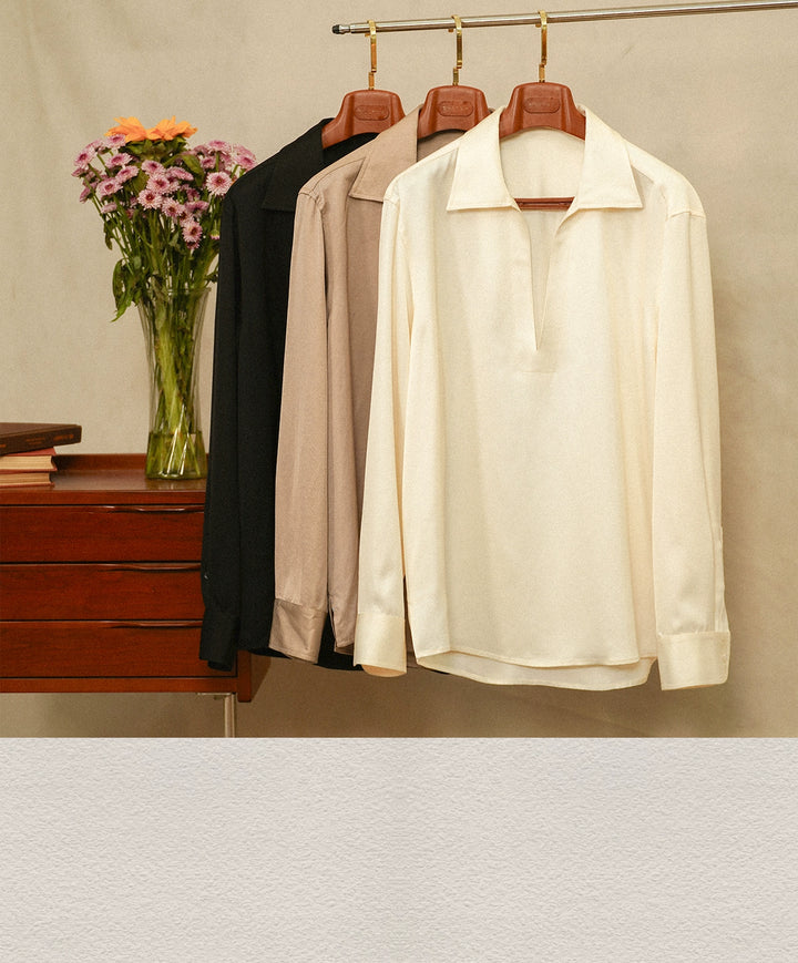 Silk Touch V-Neck Shirt