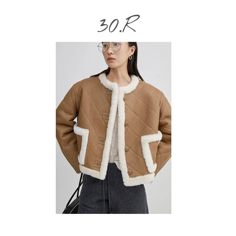 Natural Sheepskin Jacket