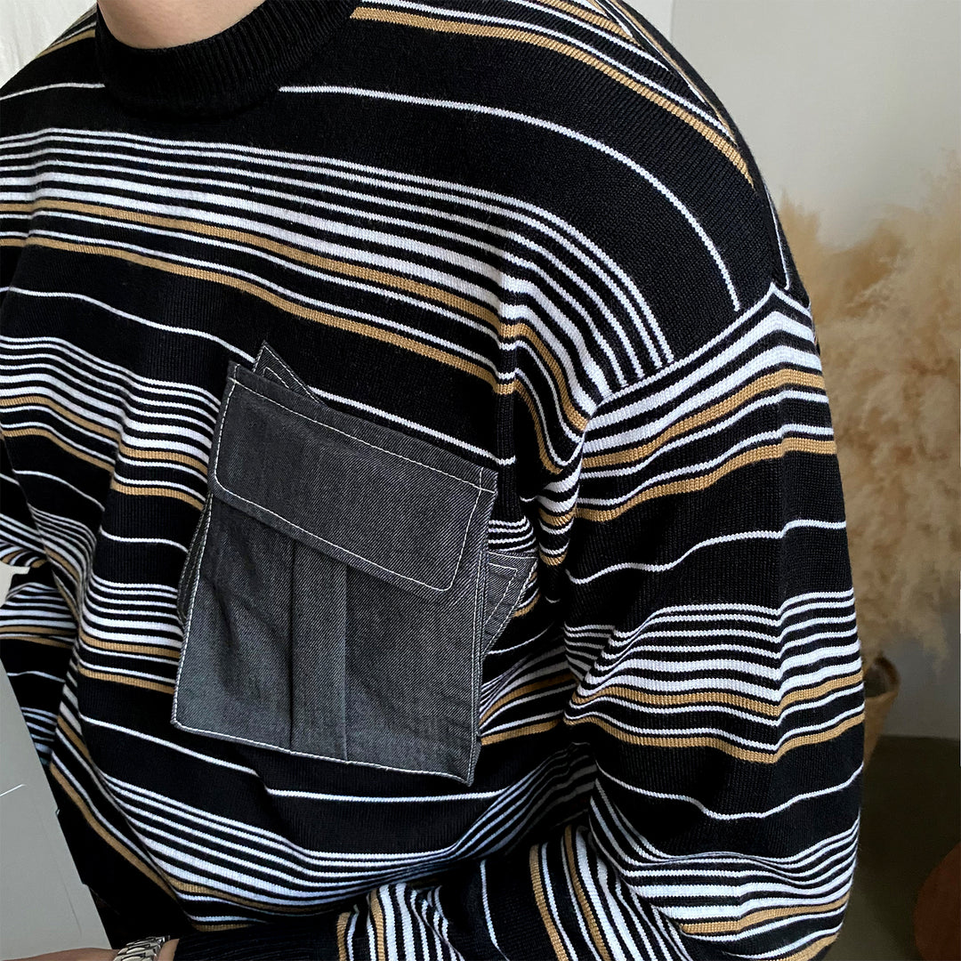 Korean Striped Sweater