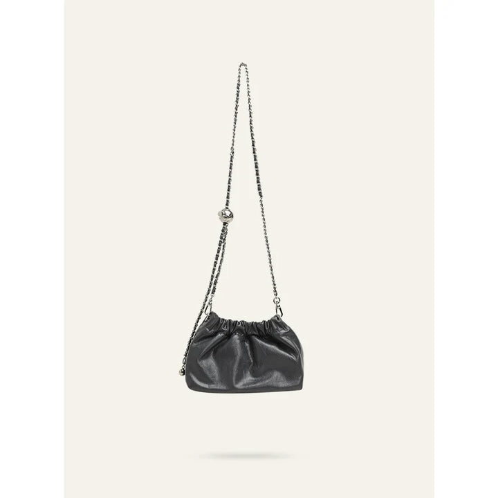 Waxed Leather Cloud Bag