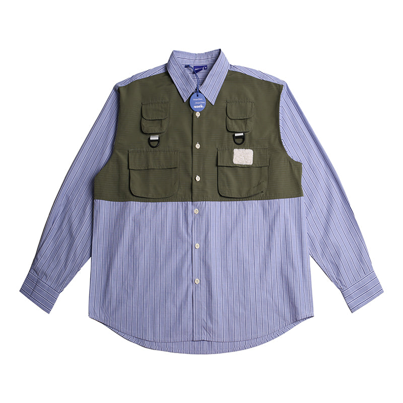 Unisex Multi-Pocket Shirt