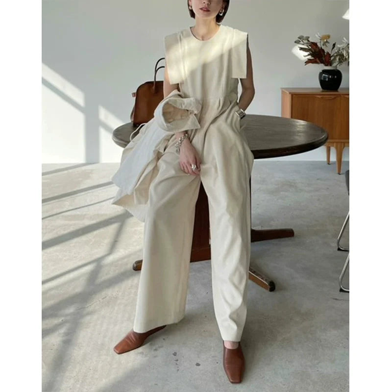 Corduroy Wide-Leg Jumpsuit