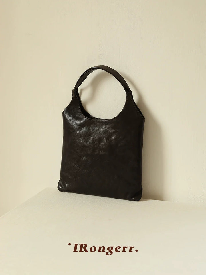 Leather Petite Tote