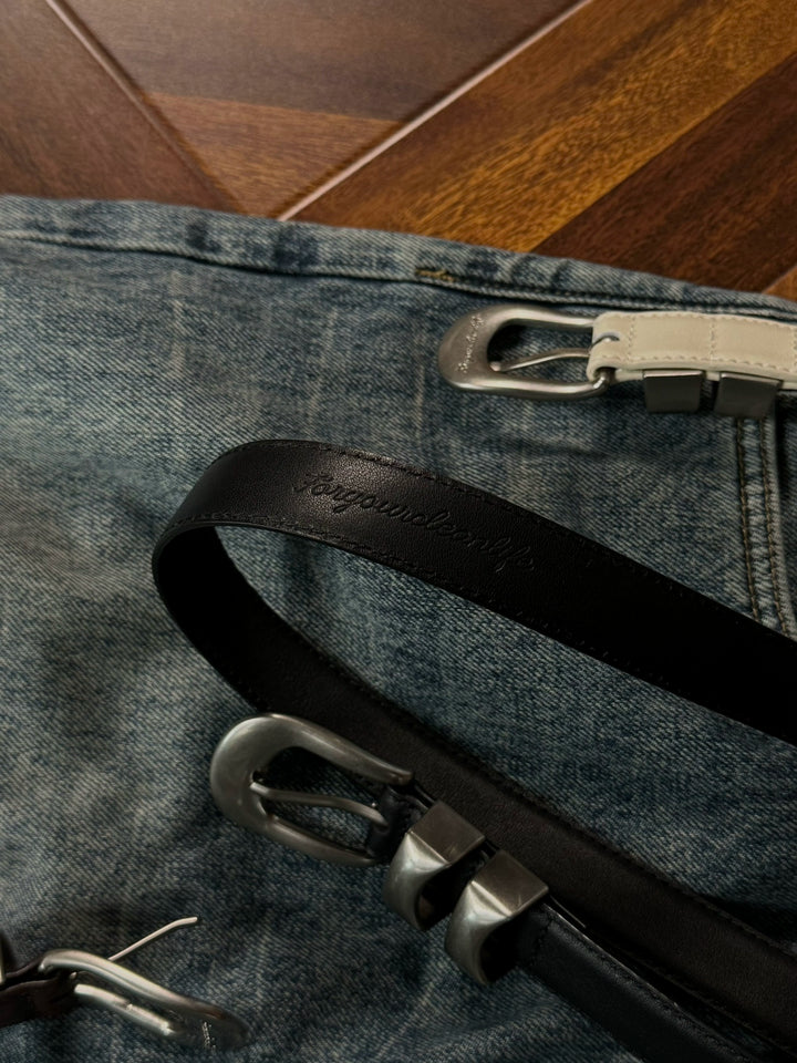 Dual Essence Calfskin Belt