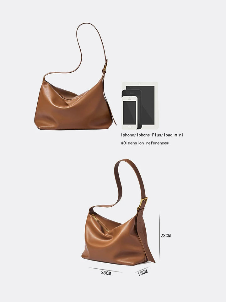 Leather Commuter Tote