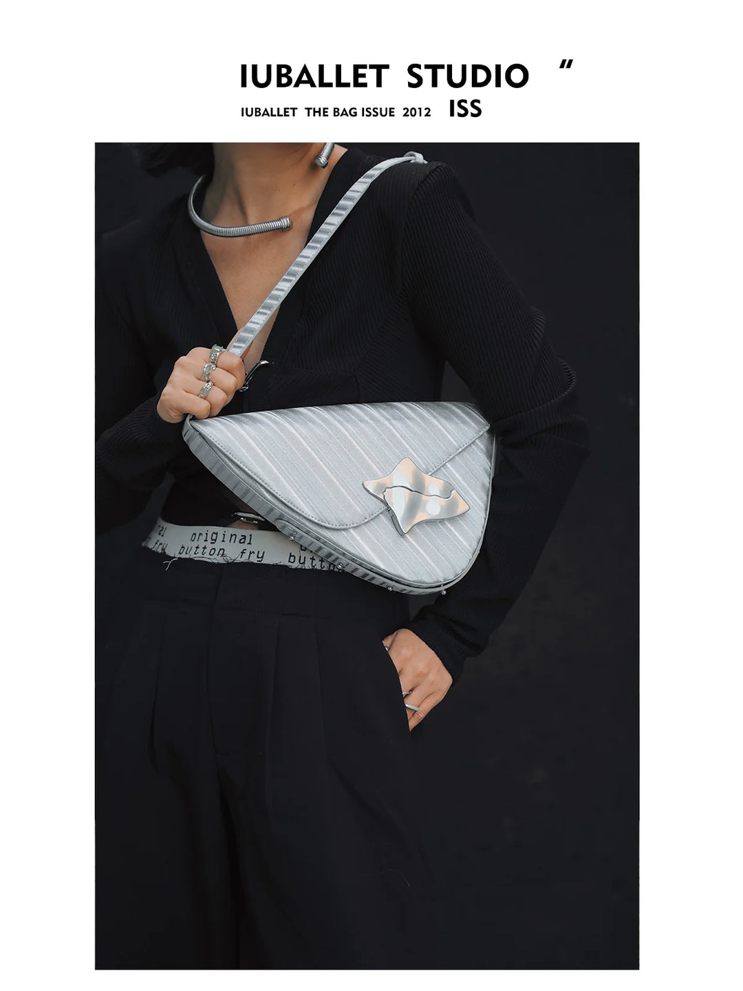 Leather Elegance Underarm Bag