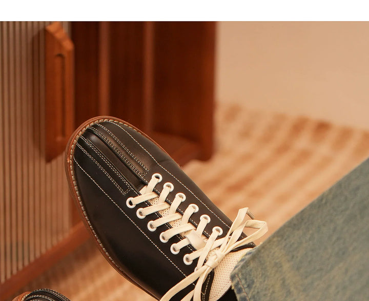 Yizhi Vintage Bowling Sneakers