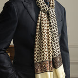 Printed Tassel Scarf - Delicate and Warm Gentry High-End for Trendy Men