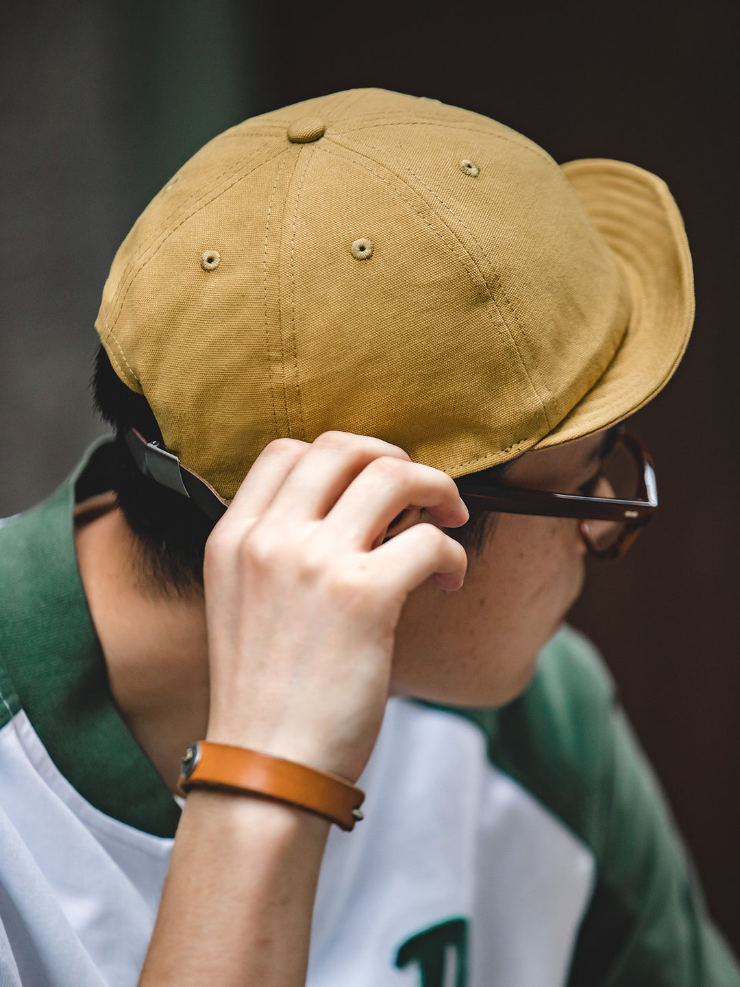 Denim Peaked Cap