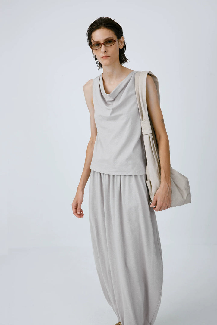 Linen Cotton Sleeveless Top