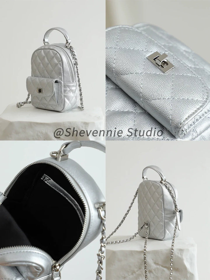 Shevennie Mini Chain Backpack