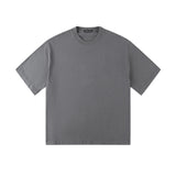 Short Wide Boxy Tee T-Shirt - Pure Cotton Comfort in Solid Colors