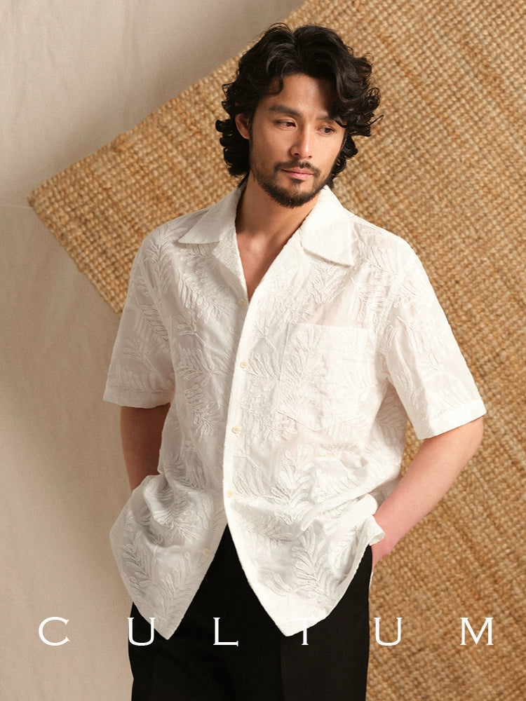 Italian Cuban Collar Shirt