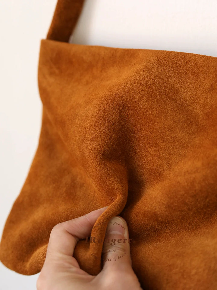 Brown Leather Underarm Bag