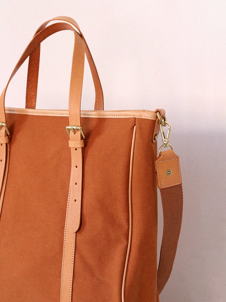 Canvas Leather Tote