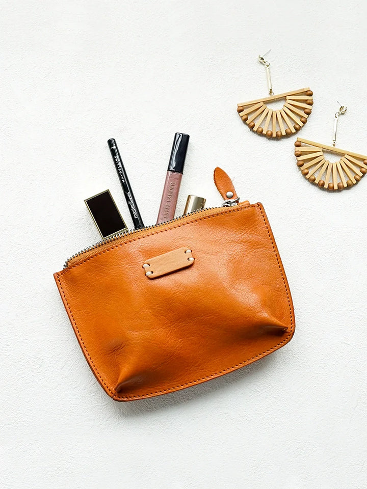 Vega Leather Coin Clutch