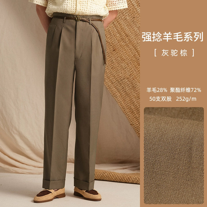 Breathable Wool Trousers