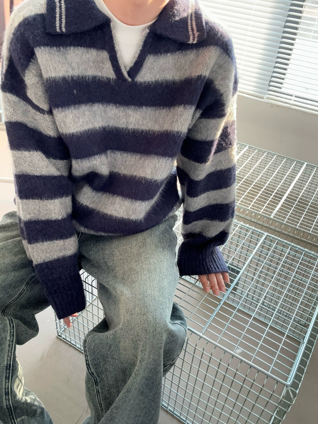 Lazy Style Mohair Sweater