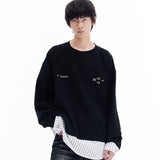 Autumn Anniversary Sweater Casual Loose Fit Long-sleeved for Men