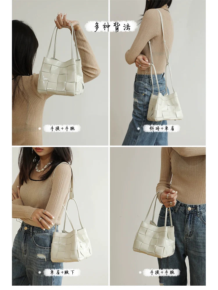 Woven Bucket Bag