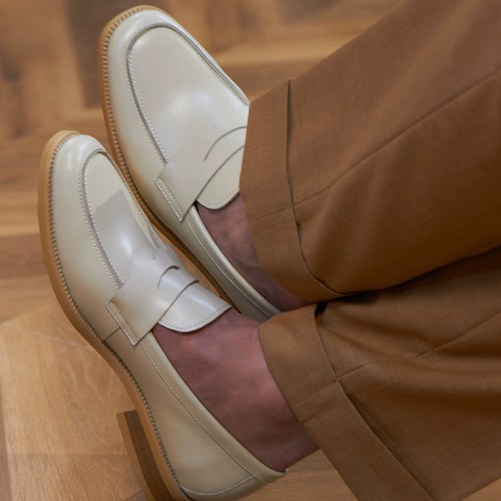 Yizhi Patchwork Loafers