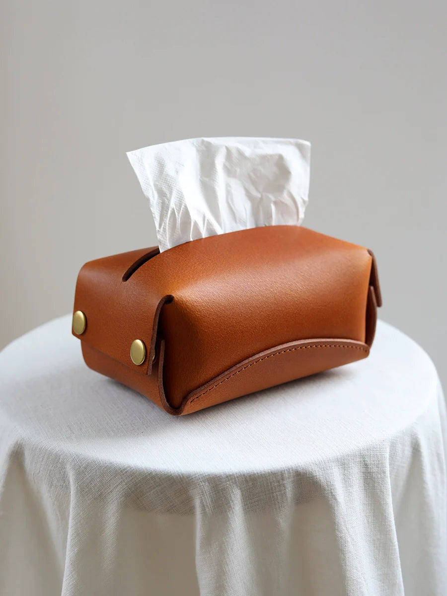 Leather Craft Tissue Box