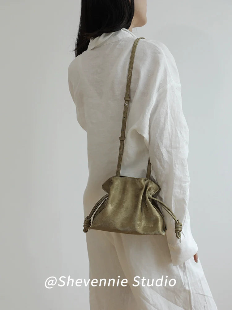 Pleated Cloud Shoulder Bag