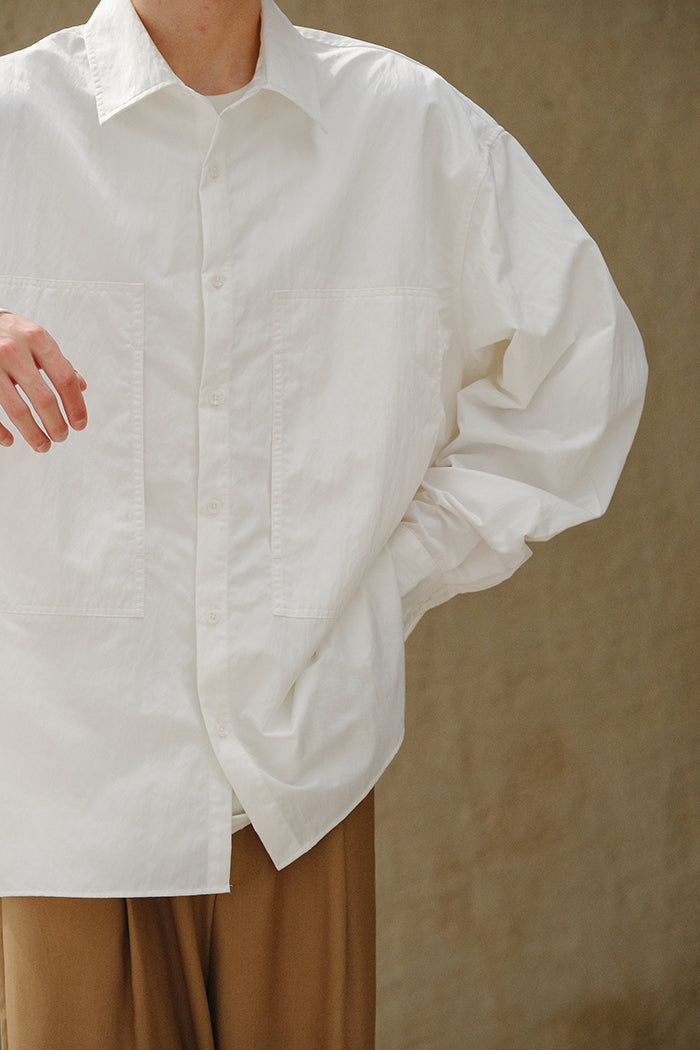 Wrinkle-Resistant White Shirt