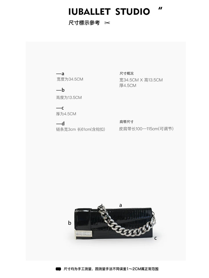 Leather Chain Shoulder Bag