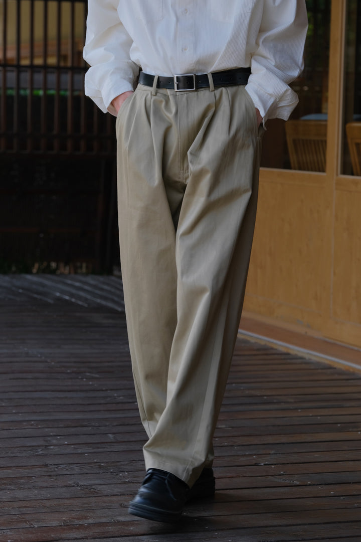 Pleated Spring Trousers